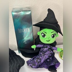 Elphaba Enchanted Eau de Parfum 3.4oz by Ariana grande & Elphaba Plush NWT